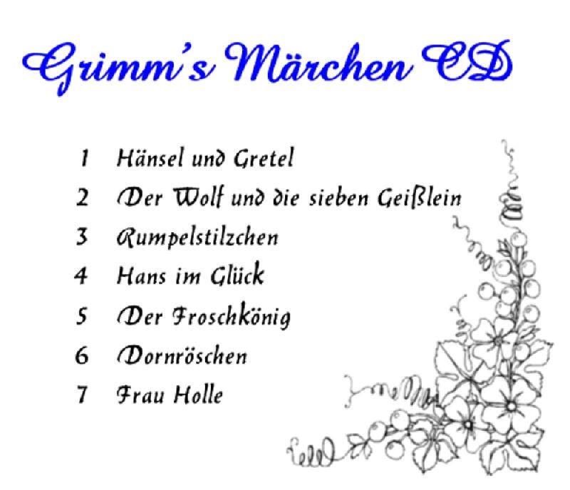 Grimms Märchen CD