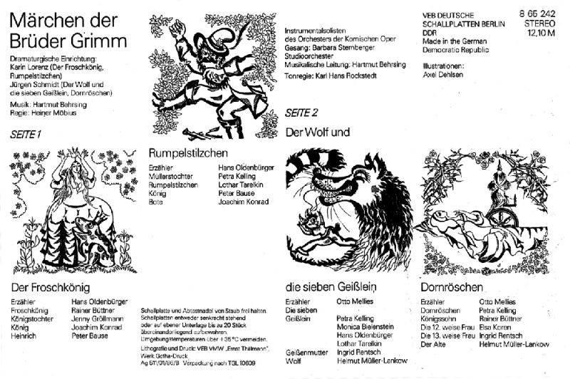 Märchen der Brüder Grimm CD 2