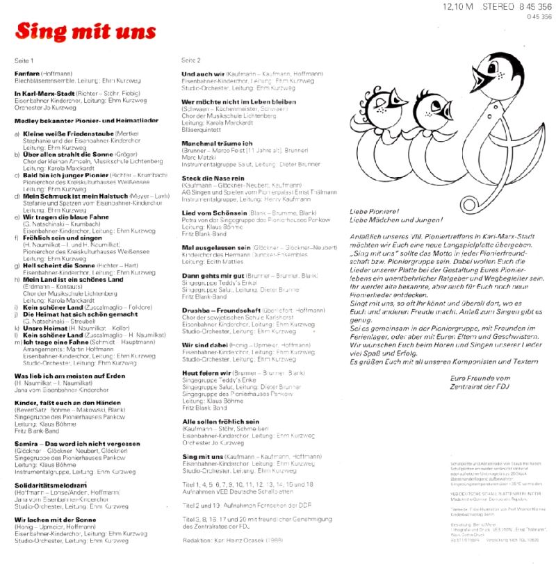 Sing mit uns